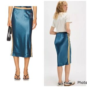 MOTHER The Athletic Skirt‎ Teamwork Marine & Yellow XS